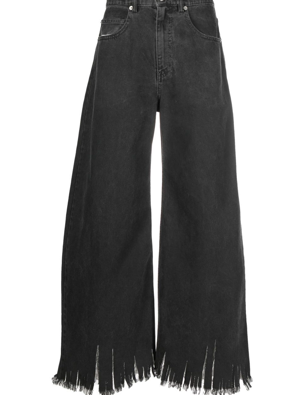 Cheap jeans wide leg Alanui Women fringed 0809